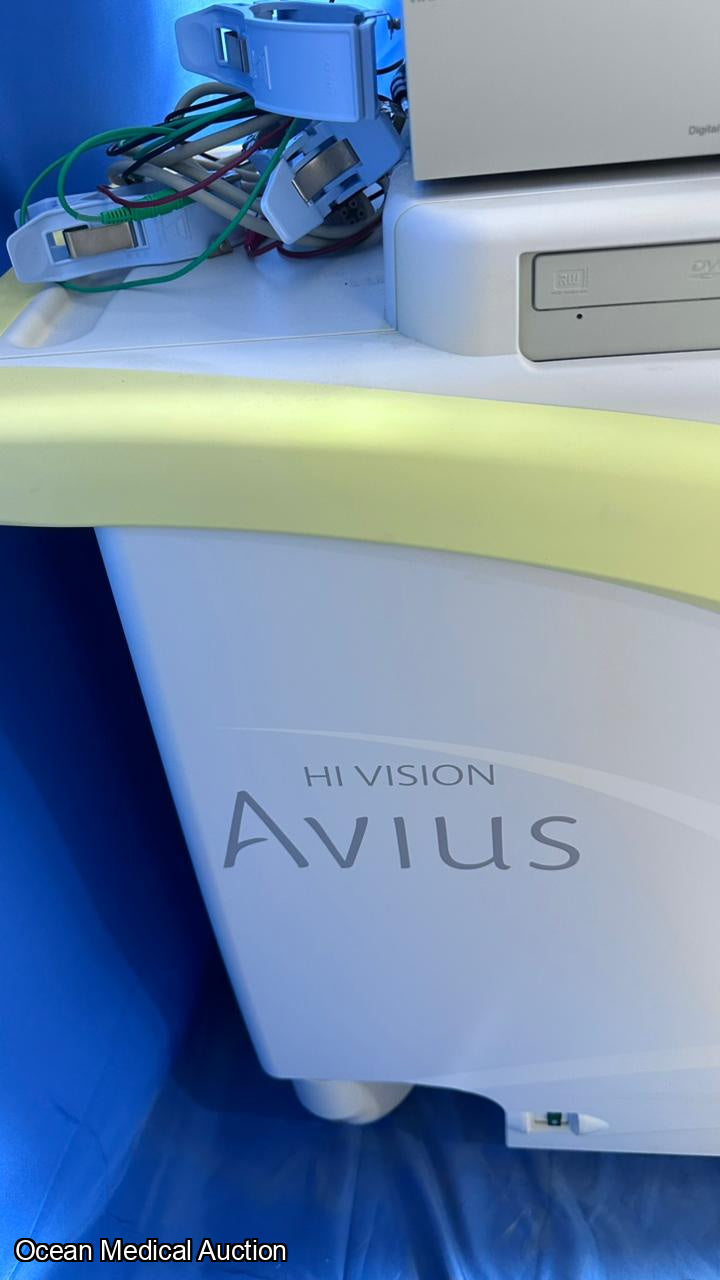 Hitachi avius ultrasound with convex,linear and cardiac probe