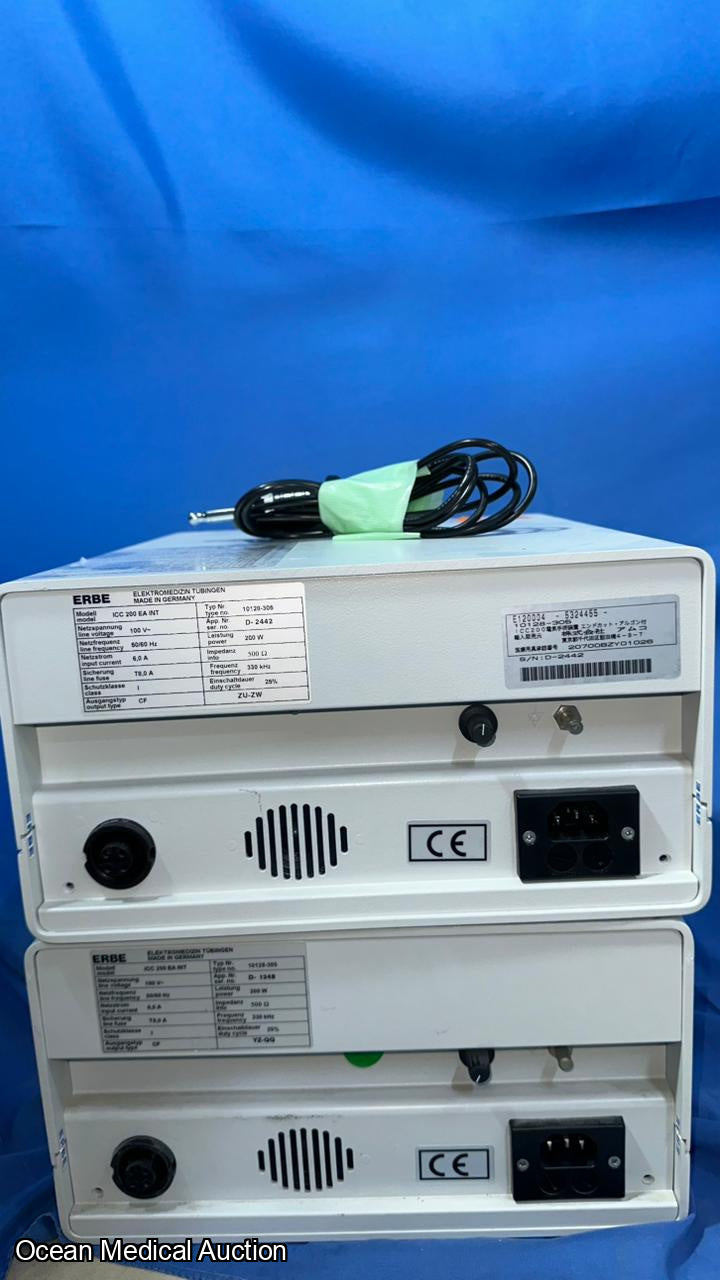 ERBE ICC 200 ESU with foot swith