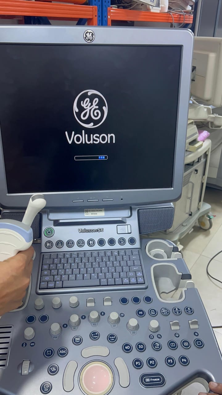 GE Voluson S6 with convex and TVS probe Year 2013