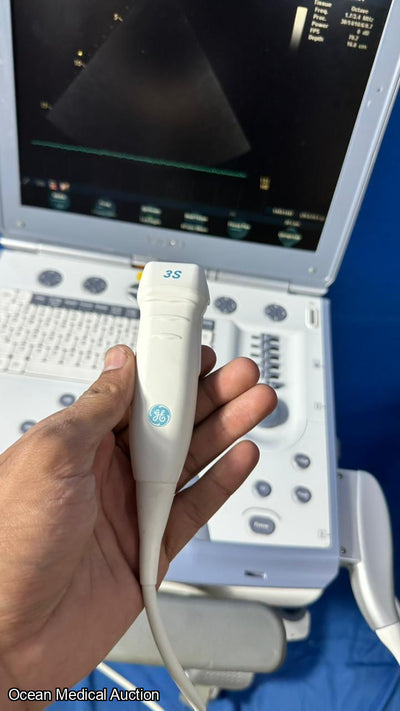 GE Vivid i Portable Ultrasound System (2007) with 3S-RS Cardiac Probe