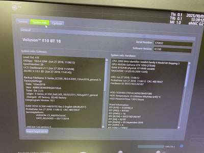 GE voluson E10 (2018 Model) WITH GE RAB / RIC-type 4D Volume Probe