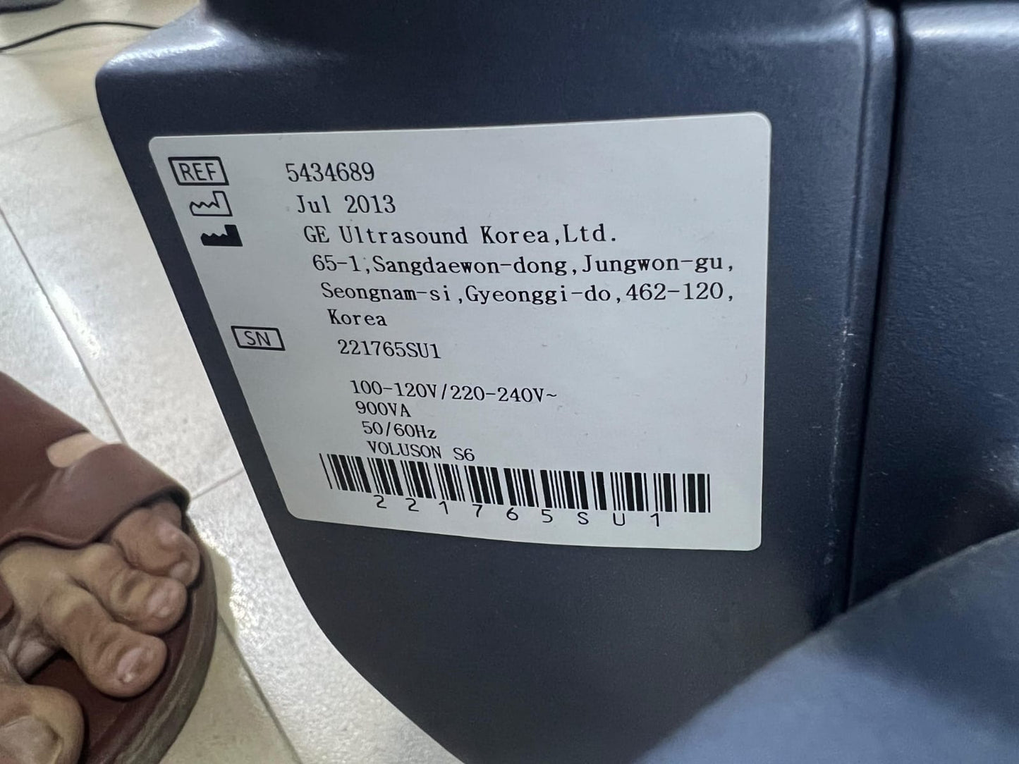 GE Voluson S6 with convex and TVS probe Year 2013