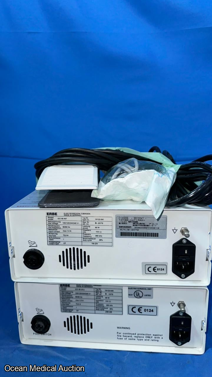 ERBE ICC 50 ESU with foot switch