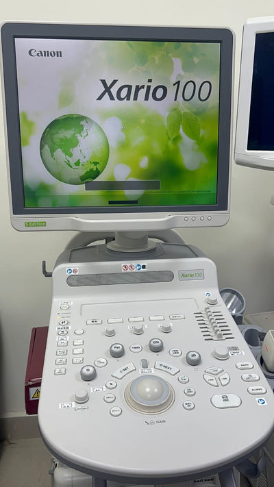 Toshiba xario 100 s edition with linear probe