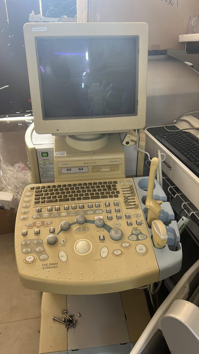 Hitachi apron ultrasound with convex, linear and TVS probe