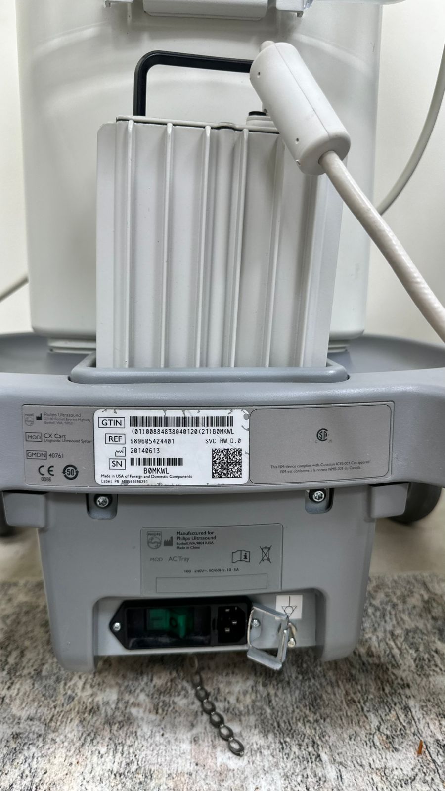 PHILIPS CX50 ULTRASOUND WITH CONVEX AND TVS SN.20140613