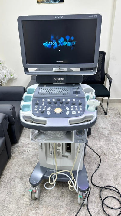 SIEMENS ACUSON X700 ULTRASOUND WITH LINEAR AND CONVEX PROBE
