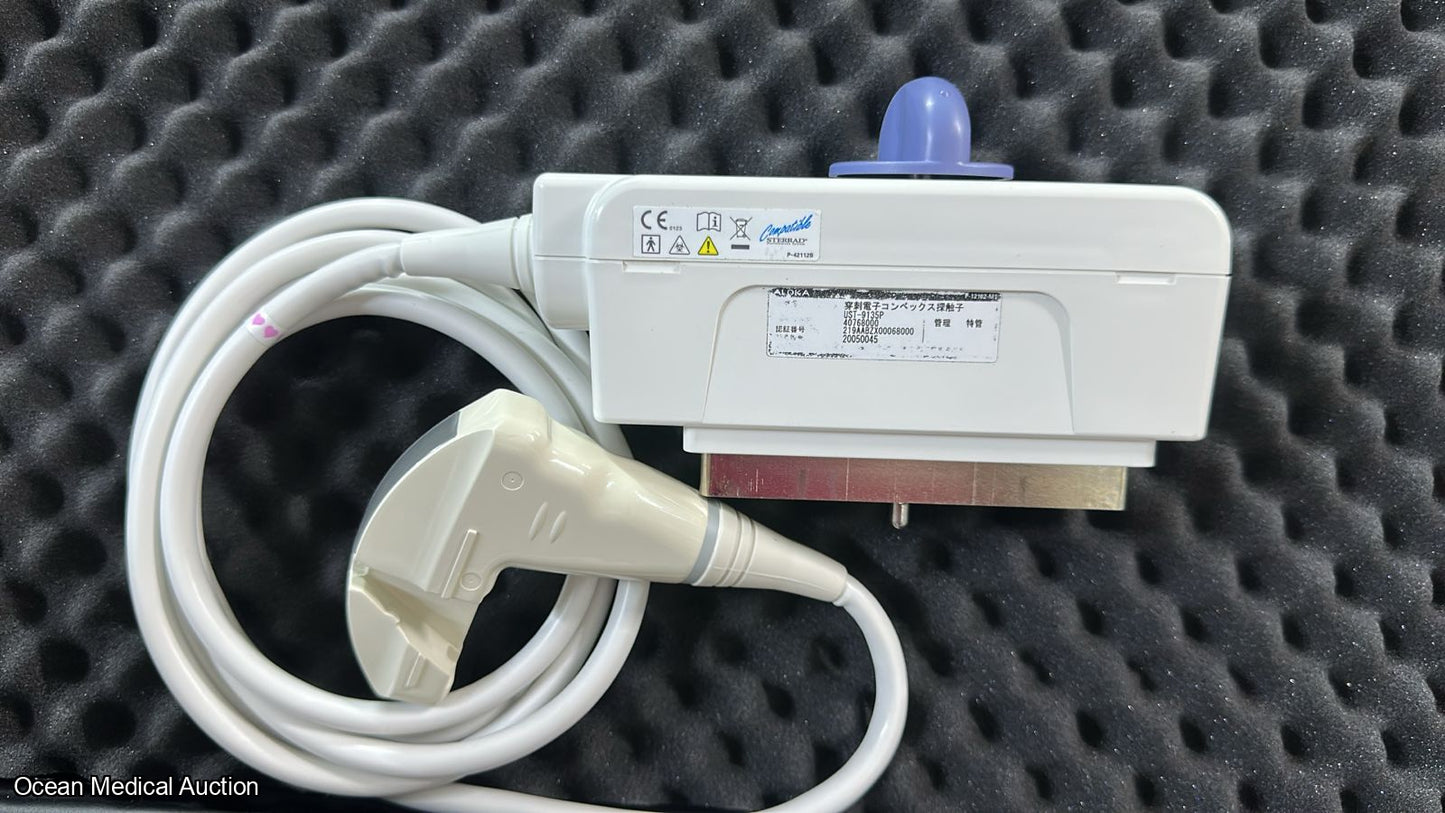 Aloka Ust 9135p curved (convex) array ultrasound transducer / probe.SN.20050045
