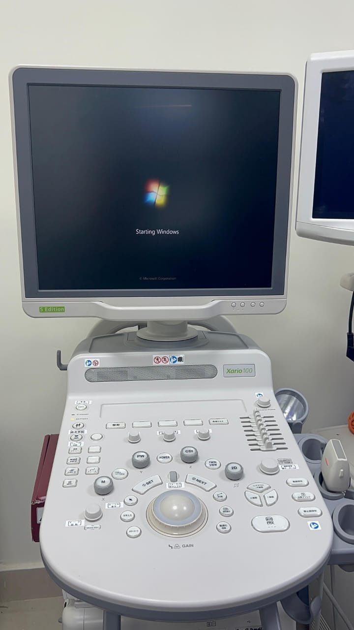 Toshiba xario 100 s edition with linear probe