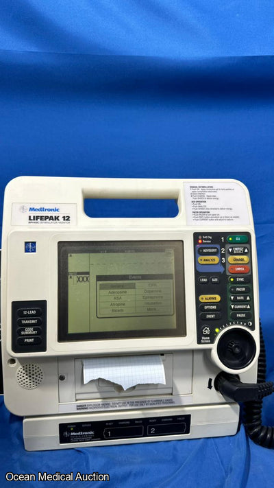 Lifepak 12 defibrillator