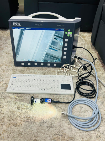 Karl Storz TELE PACK X Portable Endoscopy Camera System | Model 200450 20 | Monitor + Camera Head + Keyboard