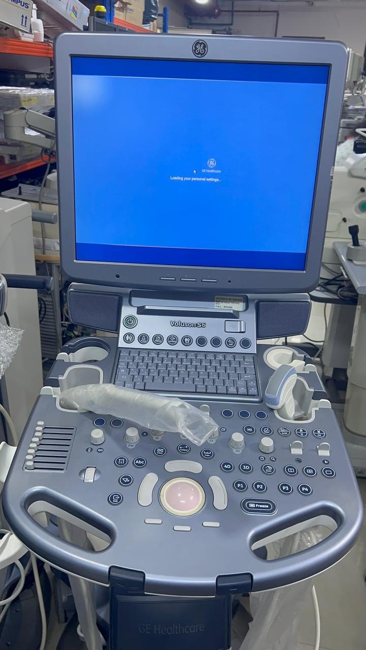GE Voluson S6 with convex and TVS probe Year 2013