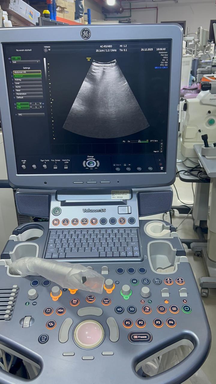 GE Voluson S6 with convex and TVS probe Year 2013