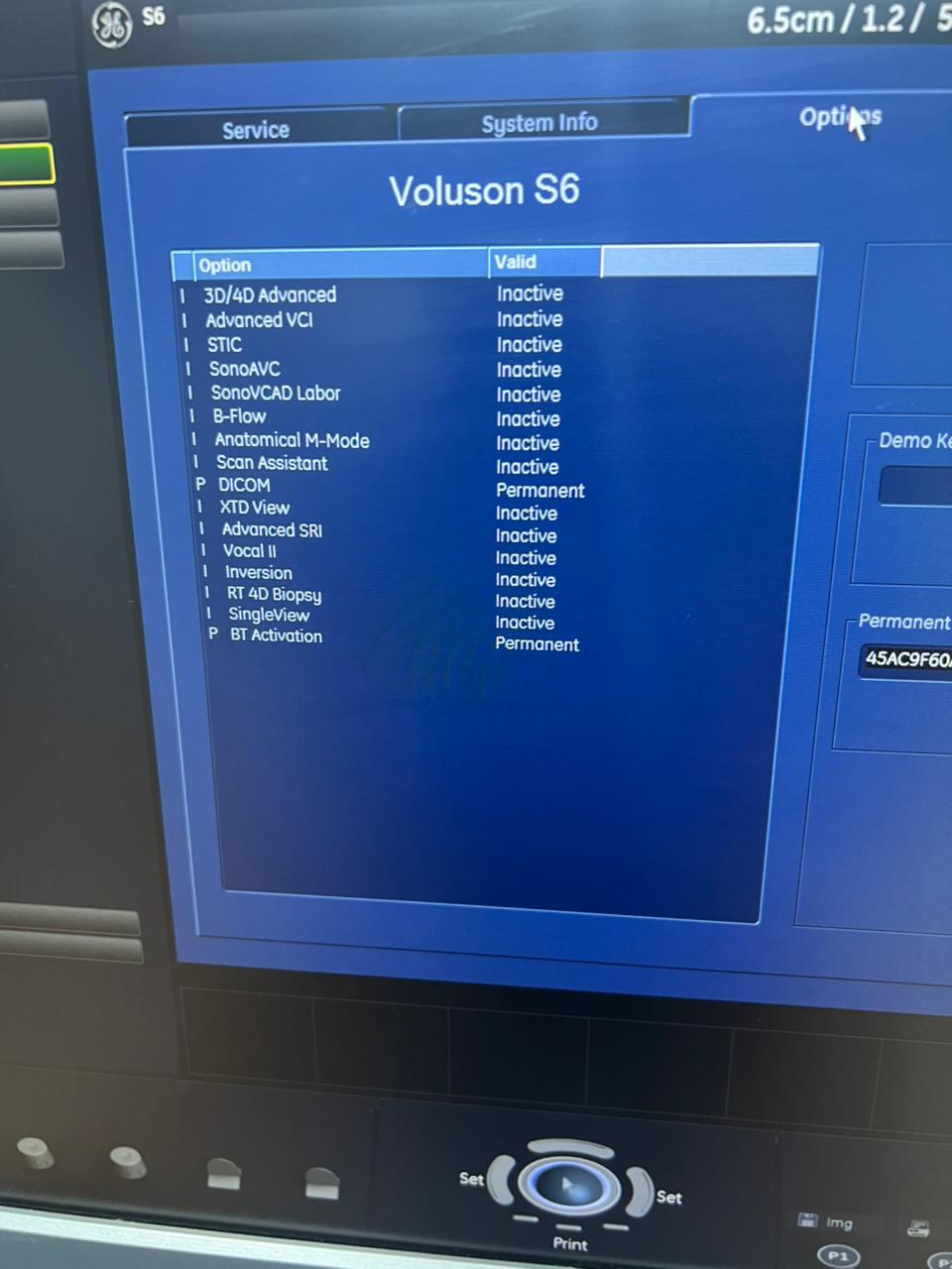 GE Voluson S6 with convex and TVS probe Year 2013