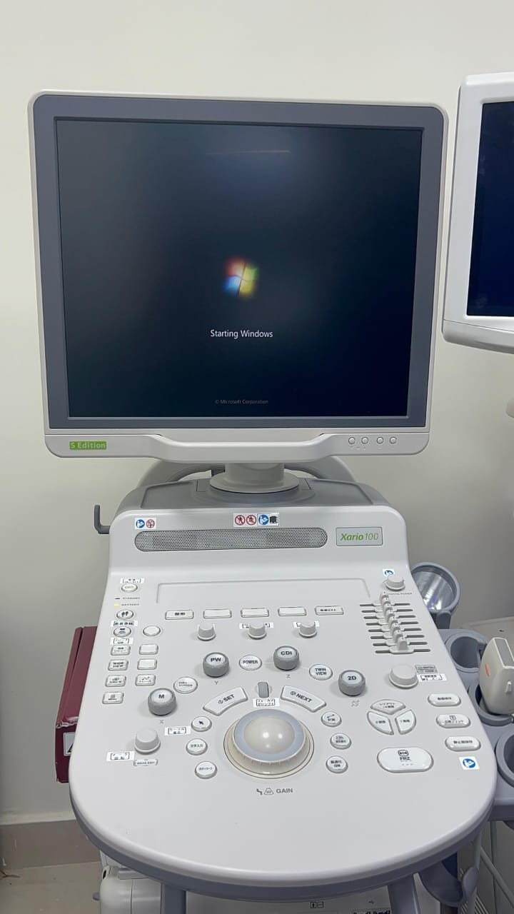 Toshiba xario 100 s edition with linear probe