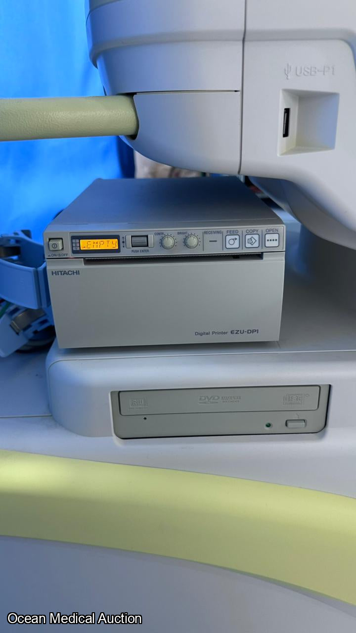 Hitachi avius ultrasound with convex,linear and cardiac probe