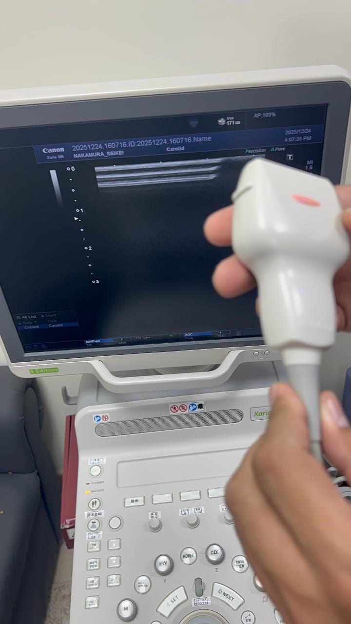 Toshiba xario 100 s edition with linear probe