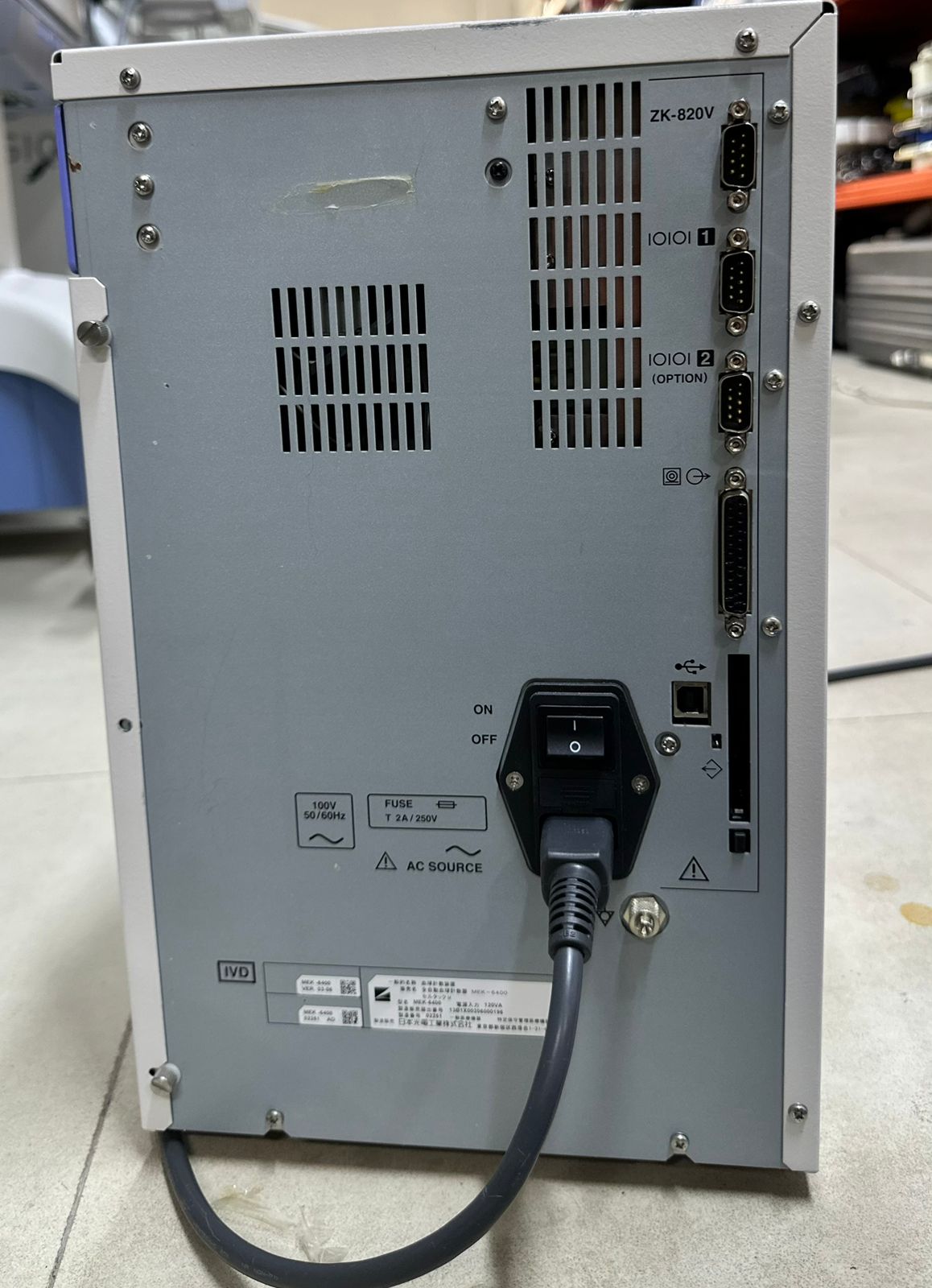 Nihon Kohden Celltac α MEK-6400 Automated Hematology Analyzer CBC Machine